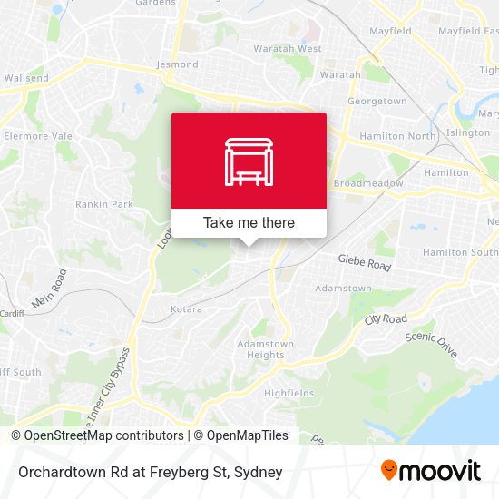 Orchardtown Rd at Freyberg St map