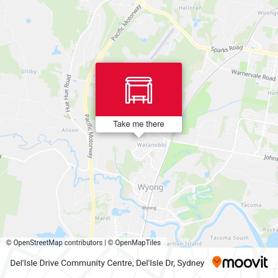 Del'Isle Drive Community Centre, Del'Isle Dr map