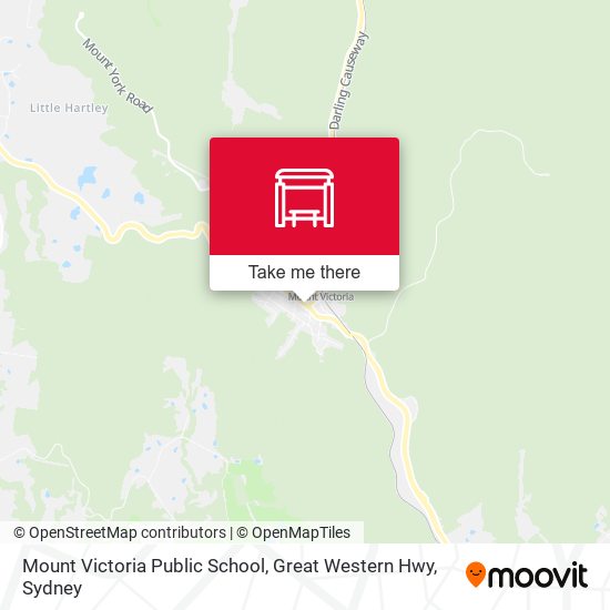 Mount Victoria Public School, Great Western Hwy map