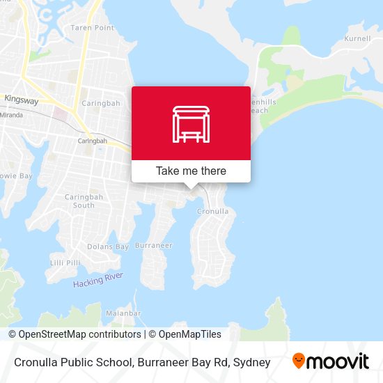 Cronulla Public School, Burraneer Bay Rd map