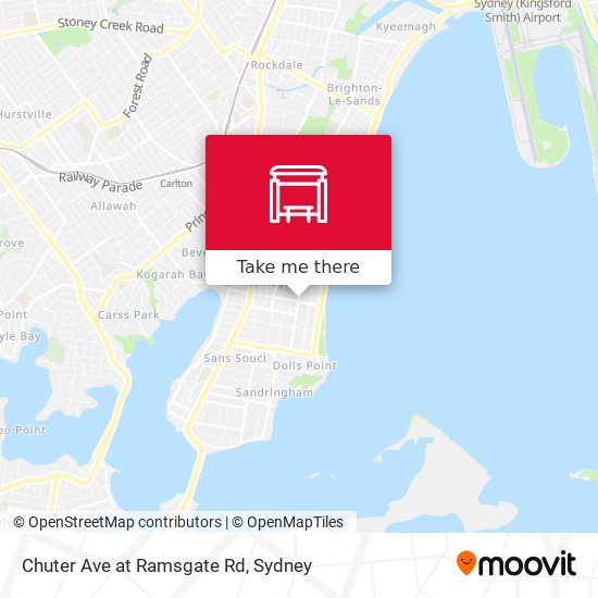 Chuter Ave at Ramsgate Rd map