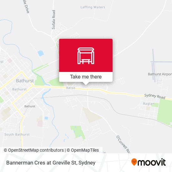 Bannerman Cres at Greville St map