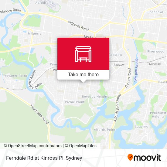 Ferndale Rd at Kinross Pl map