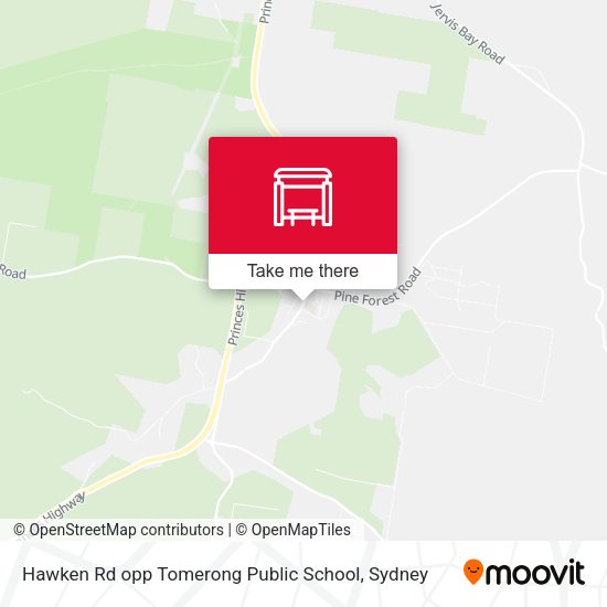 Hawken Rd opp Tomerong Public School map