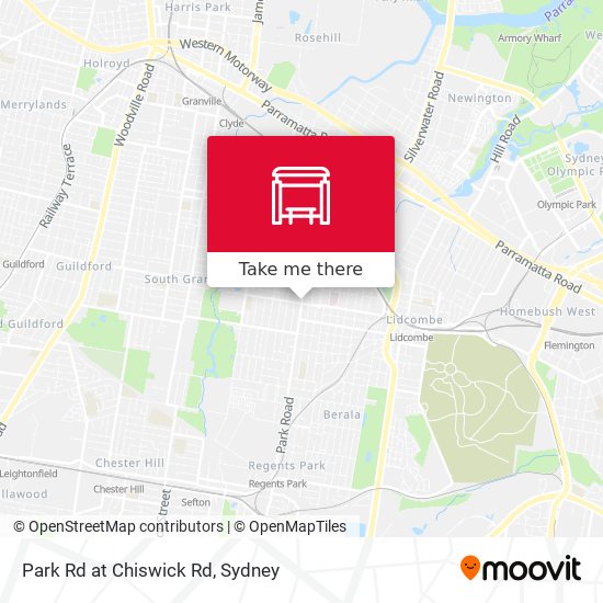 Park Rd at Chiswick Rd map
