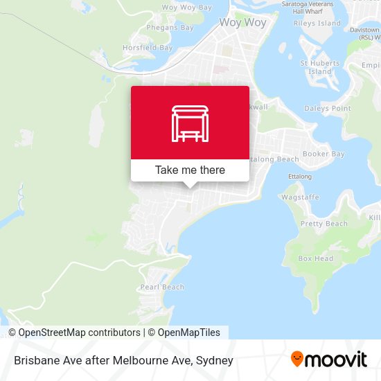 Brisbane Ave after Melbourne Ave map