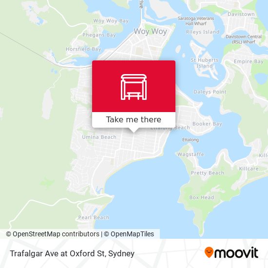 Trafalgar Ave at Oxford St map