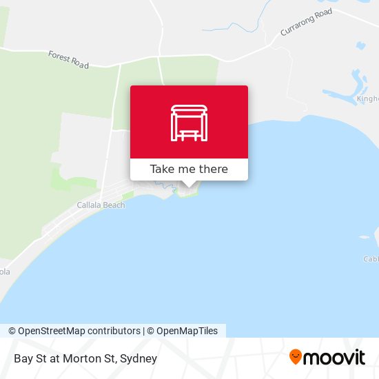 Bay St at Morton St map