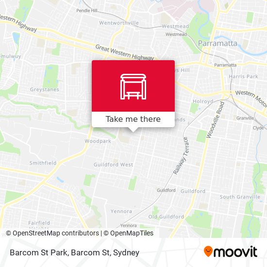 Barcom St Park, Barcom St map