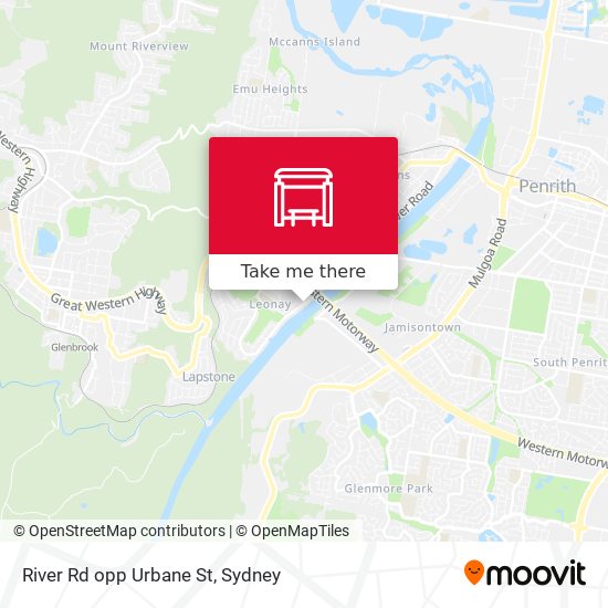 River Rd opp Urbane St map