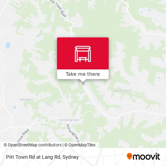 Pitt Town Rd at Lang Rd map
