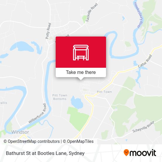 Bathurst St at Bootles Lane map