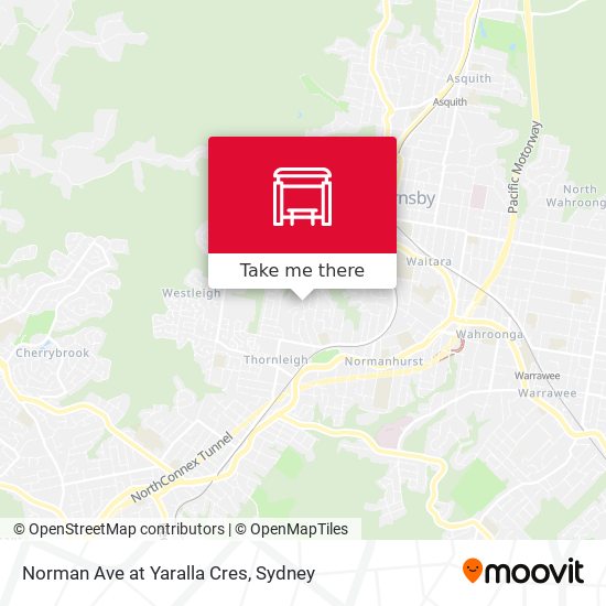 Norman Ave at Yaralla Cres map