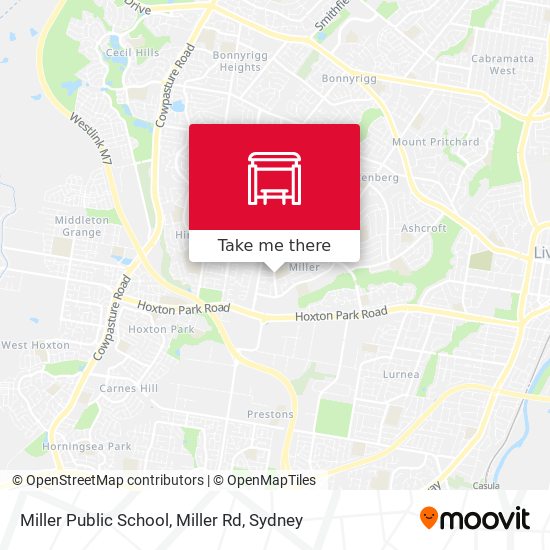 Miller Public School, Miller Rd map