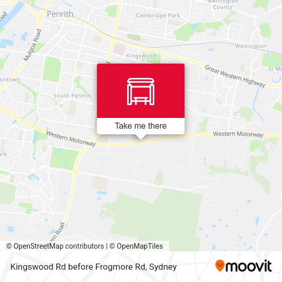 Kingswood Rd before Frogmore Rd map
