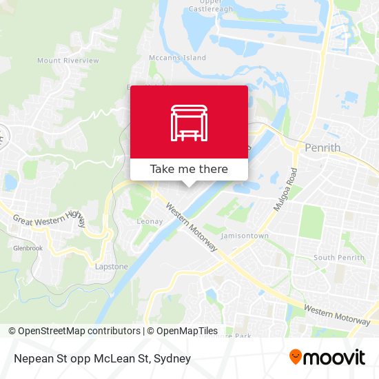 Nepean St opp McLean St map