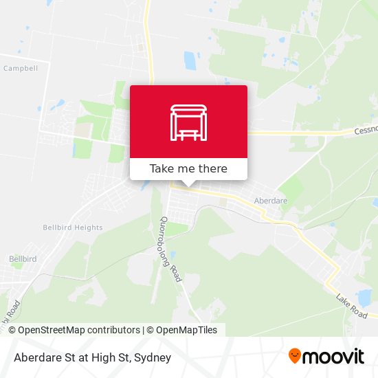 Aberdare St at High St map