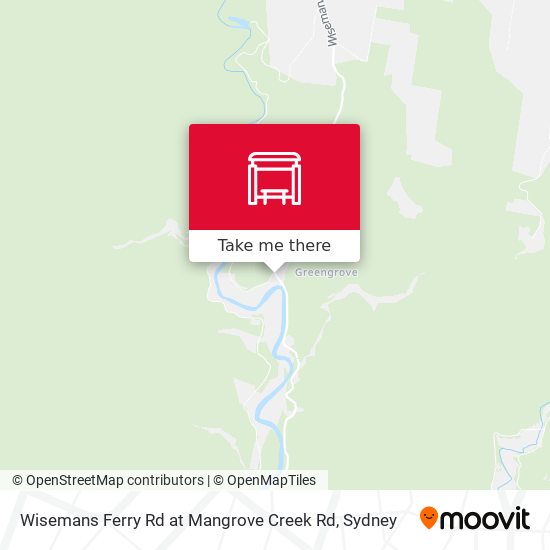 Wisemans Ferry Rd at Mangrove Creek Rd map