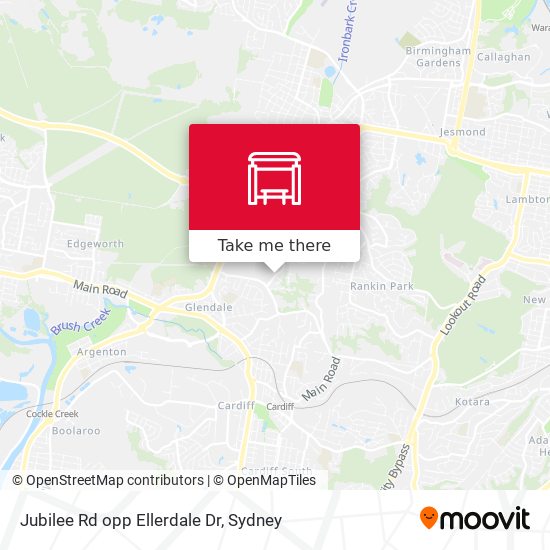 Jubilee Rd opp Ellerdale Dr map