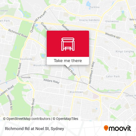 Richmond Rd at Noel St map