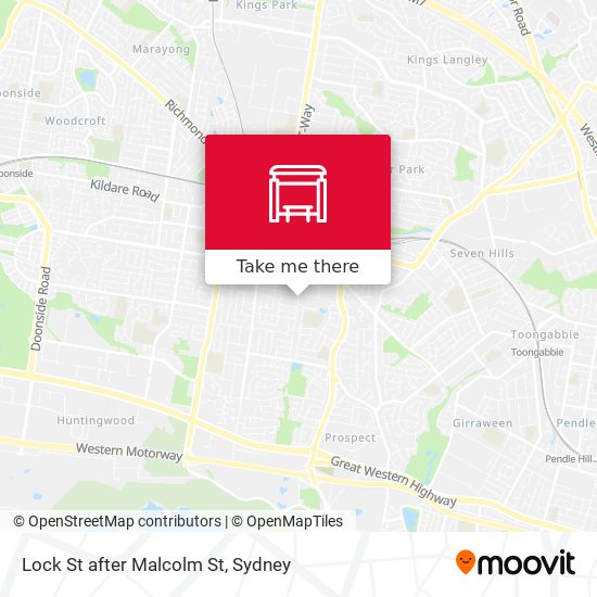 Lock St after Malcolm St map