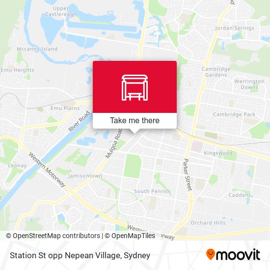 Station St opp Nepean Village map