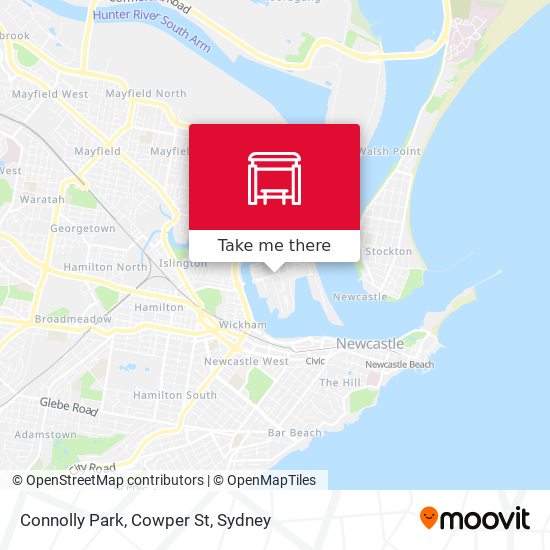 Connolly Park, Cowper St map