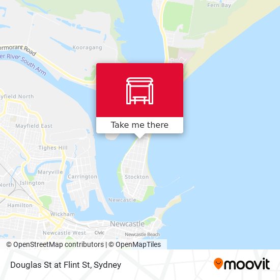 Douglas St at Flint St map
