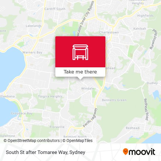 South St after Tomaree Way map