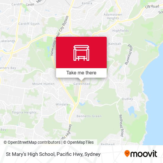 Mapa St Mary's High School, Pacific Hwy