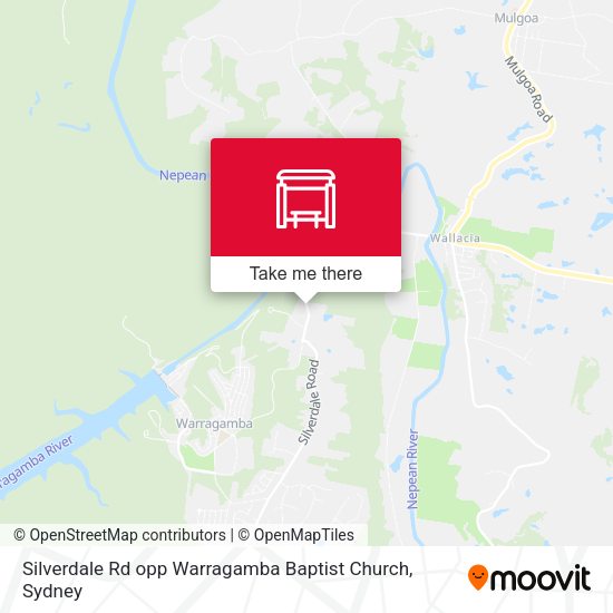 Silverdale Rd opp Warragamba Baptist Church map