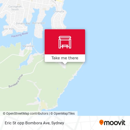 Eric St opp Bombora Ave map