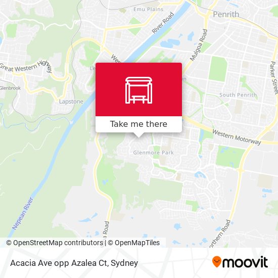 Acacia Ave opp Azalea Ct map
