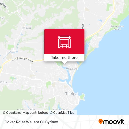 Dover Rd at Wallent Cl map