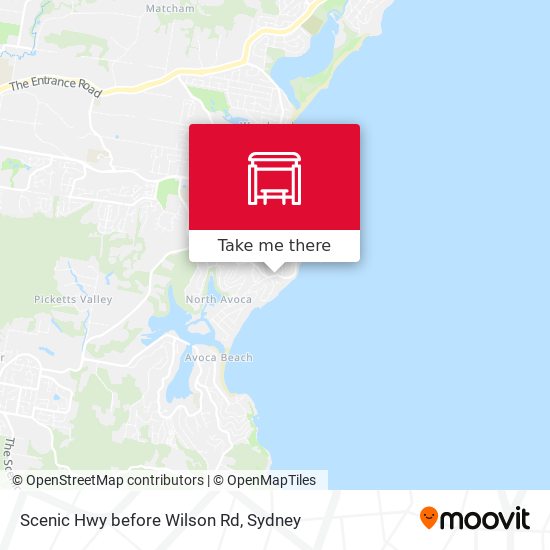 Scenic Hwy before Wilson Rd map