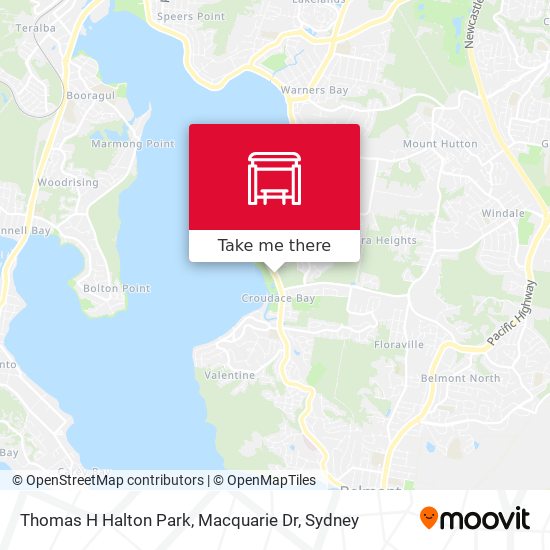 Thomas H Halton Park, Macquarie Dr map
