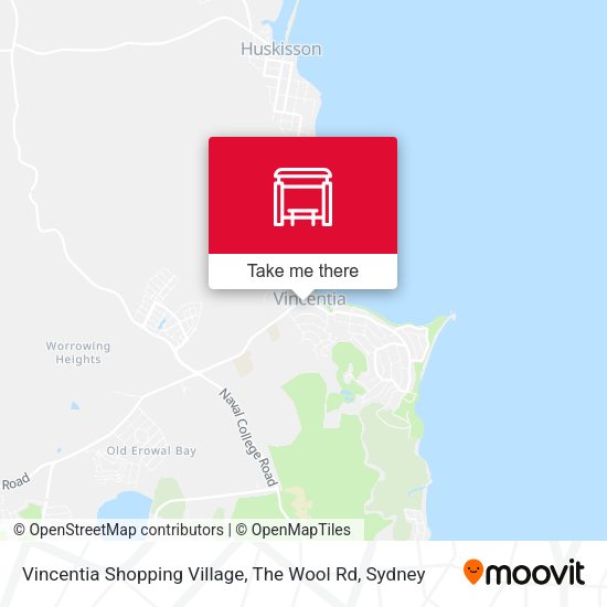 Vincentia Shopping Village, The Wool Rd map