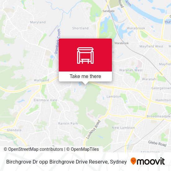 Birchgrove Dr opp Birchgrove Drive Reserve map