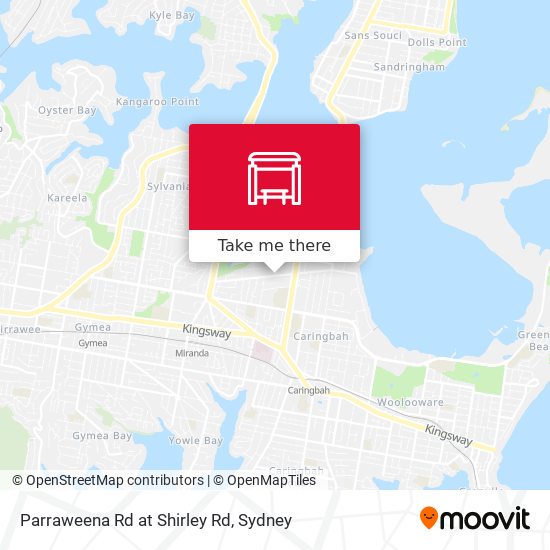 Parraweena Rd at Shirley Rd map