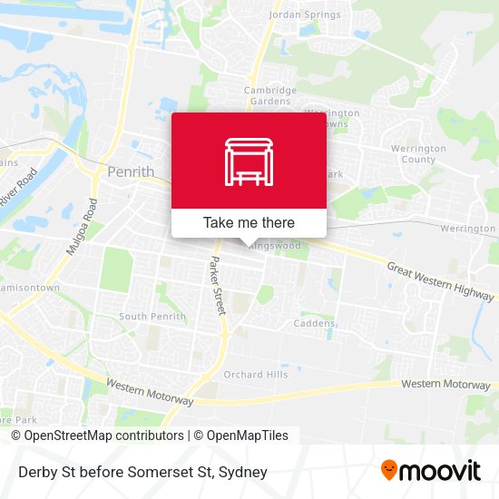 Derby St before Somerset St map