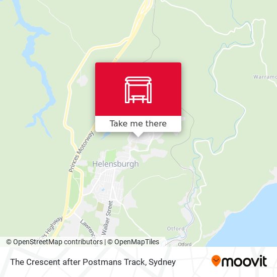 The Crescent after Postmans Track map