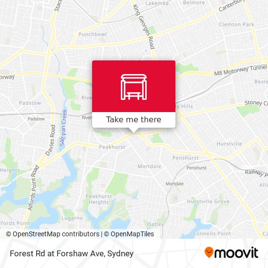 Forest Rd at Forshaw Ave map