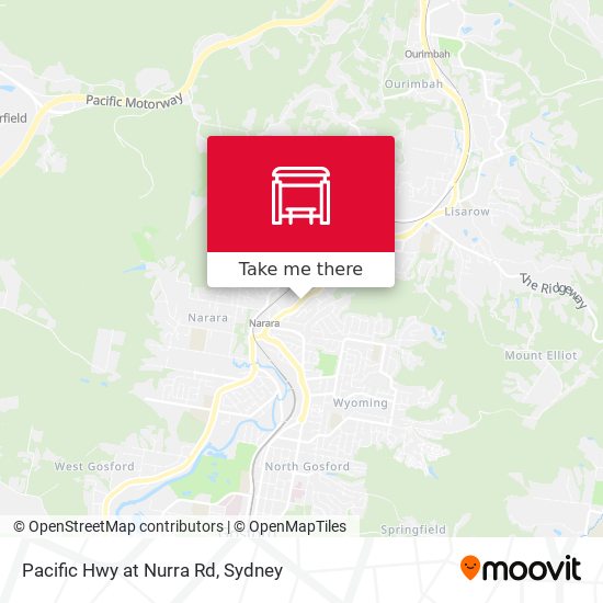 Pacific Hwy at Nurra Rd map