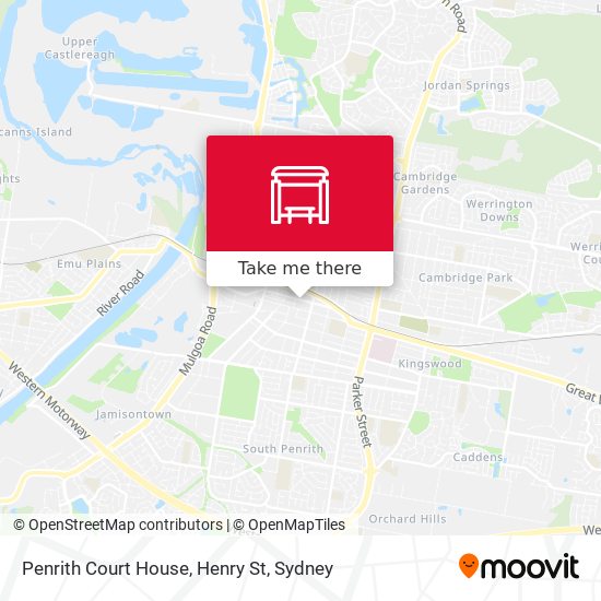 Penrith Court House, Henry St map