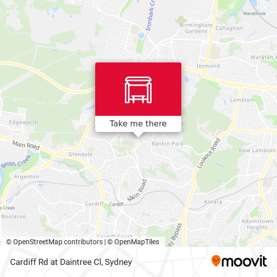 Cardiff Rd at Daintree Cl map