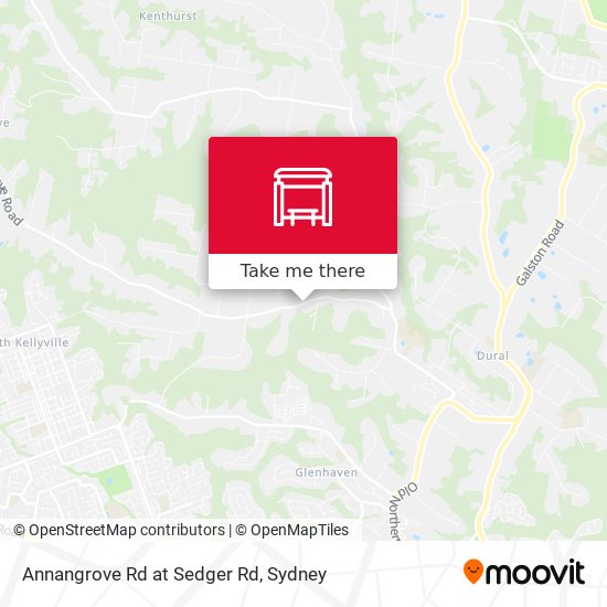 Mapa Annangrove Rd at Sedger Rd