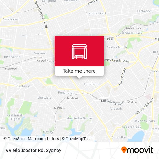 99 Gloucester Rd map