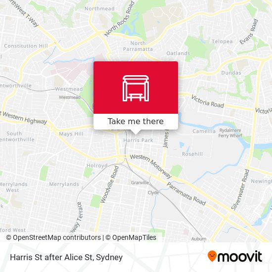 Harris St after Alice St map