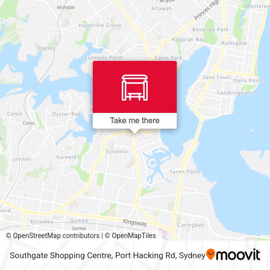 Southgate Shopping Centre, Port Hacking Rd map