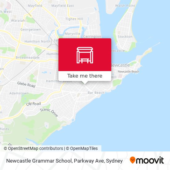 Newcastle Grammar School, Parkway Ave map